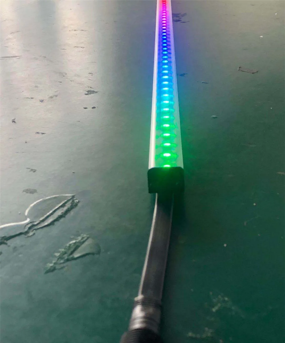 10pcs LED Bar Light DC 12V 100cm Pixel rigid strip ws2811 IC remote control Digital Dream color Addressable Under Cabinet Lights