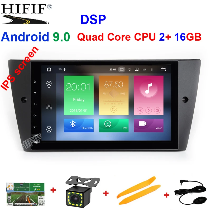 Android 9.0 FOR BMW 3 Series E90 E91 E92 E93 CAR NODVD player audio stereo GPS monitor screen Radio multimedia | Автомобили и