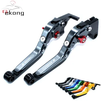

With Logo CNC Motorcycle Folding Extendable Brake Clutch Levers For KAWASAKI Z650 Z 650 2017 2018 12 colour