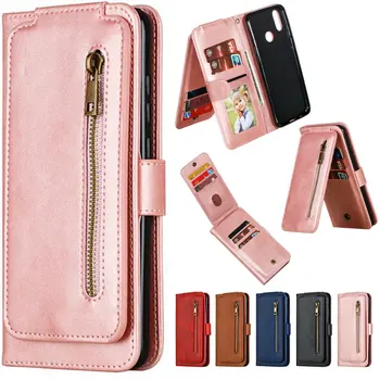 

For Samsung Galaxy A10S Zipper Flip Wallet Leather Case For Samsung Galaxy A10S Phone Cover For Samsung A10S Coque Bags Etui