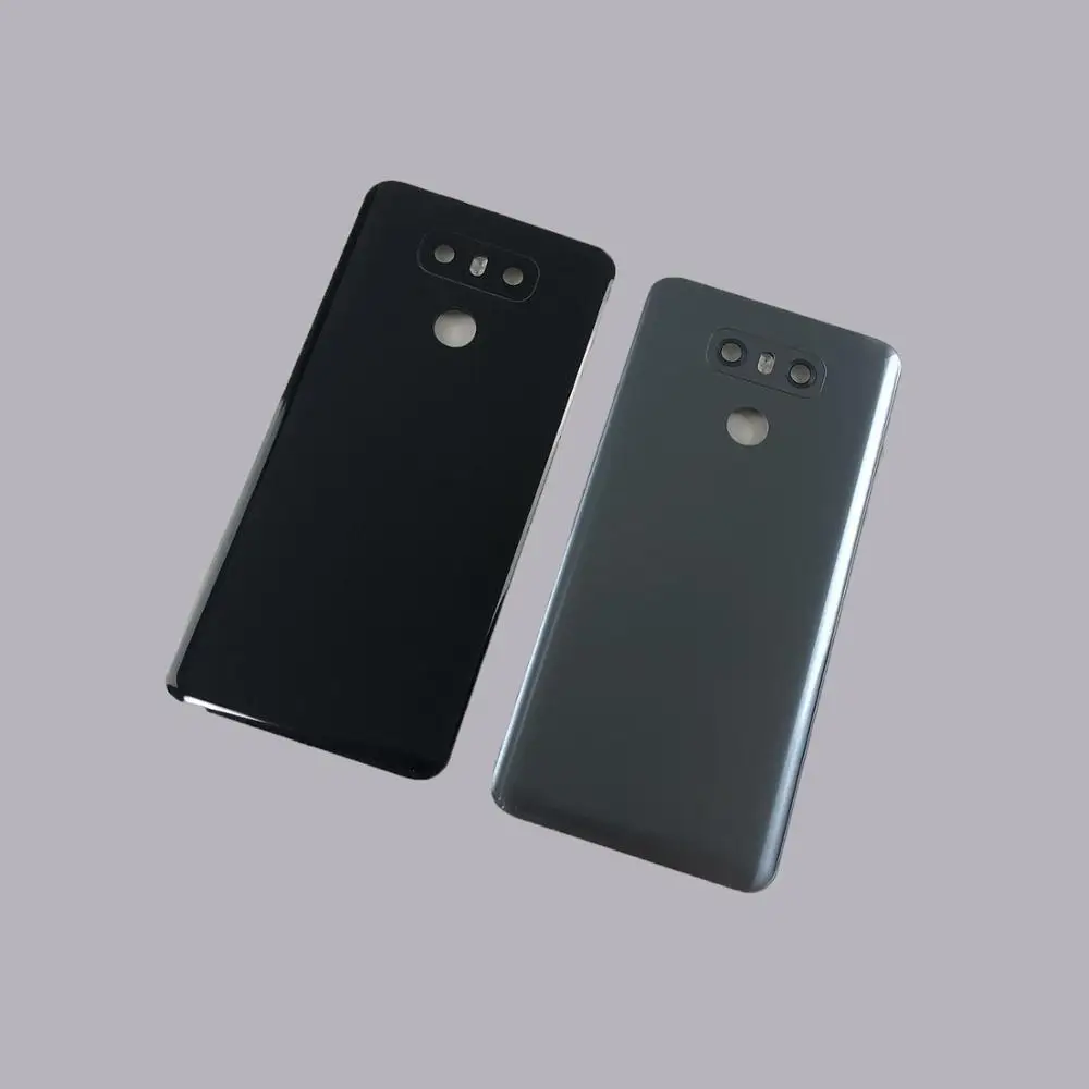 Оригинальная стеклянная крышка батареи для LG G6 LS993 US997 VS998 H870 H871 H872 H873+ Корпус объектива камеры задняя крышка клейкая наклейка