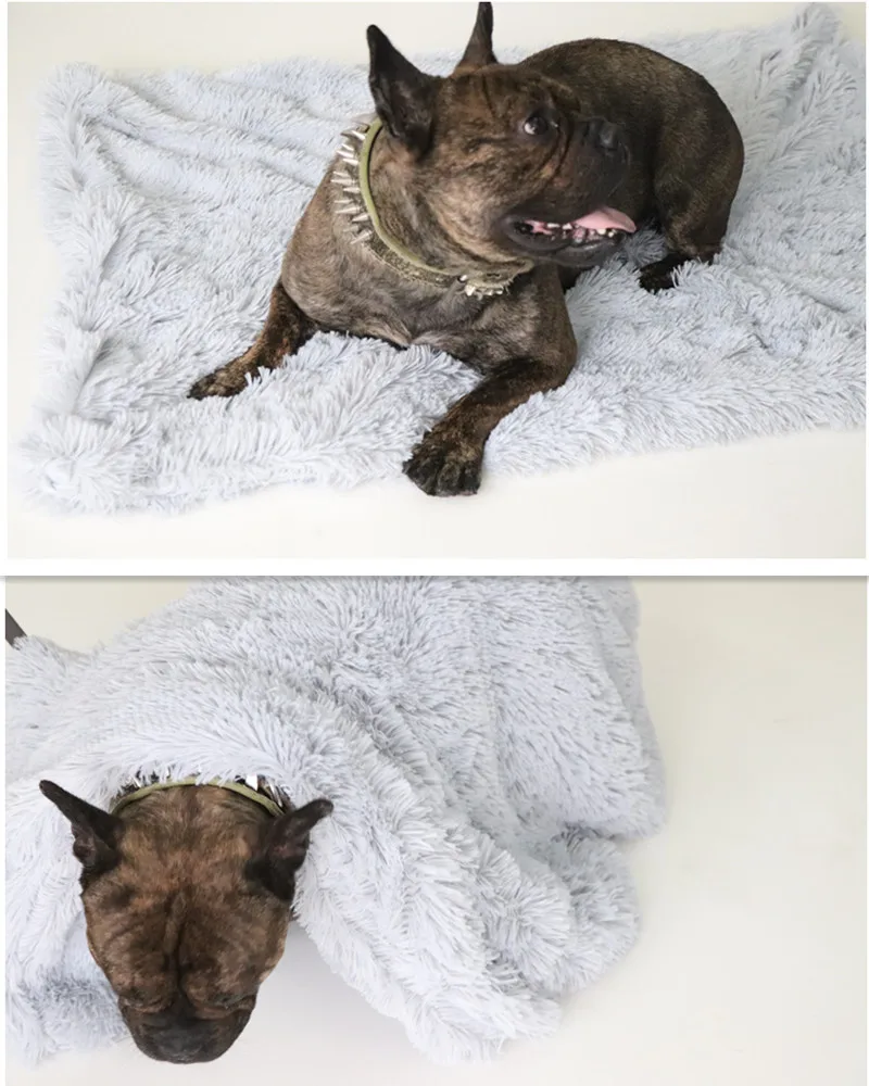 Fleece Plush Pet Soft Pet Blanket Cover Winter Dog Cat Bed Mat Sleeper Mattress Autumn Thin Comfortable Large Medium Dog Blanket