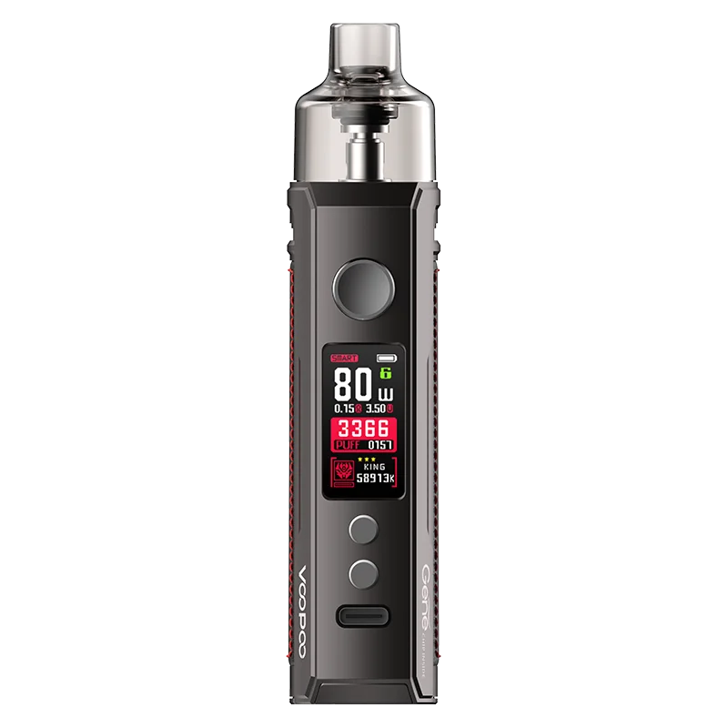 Бесплатные подарки оригинальный набор VOOPOO Drag X Mod Pod Vape с tft цветным экраном и чипом