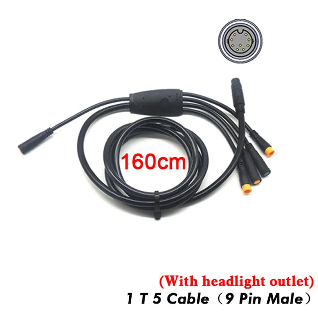 Connecteur Étanche Pour Vélo Électrique - 2 3 4 5 6 Broches - Câble Pour Lumière, Accélérateur, Frein Moteur - 36V/48V