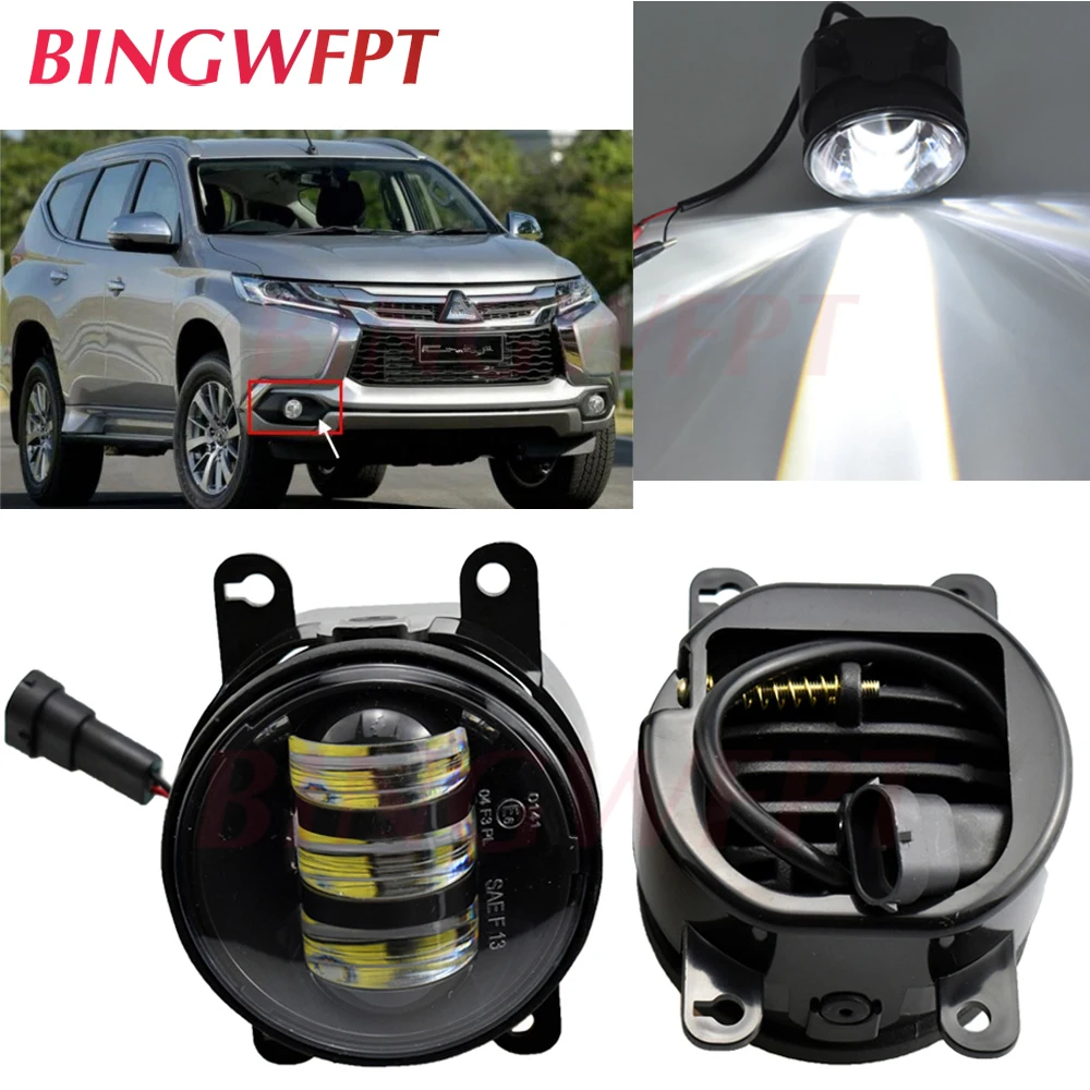 2 шт./пара светодиодные противотуманные фары для Mitsubishi Pajero Sport /Montero Sport/Nativa/Prajero dacfor