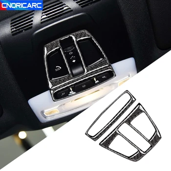 

Carbon Fiber Car Front Reading Lamp Decorative Cover Trim Sticker For BMW F45 F20 F30 f48 f32 f34 f15 Interior Auto Accessories