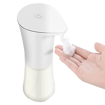 

300ml Smart Sensor More Hygienic Automatic Soap Dispenser Foam Restaurant Kitchen Battery Operated Free Standing Touchless ABS