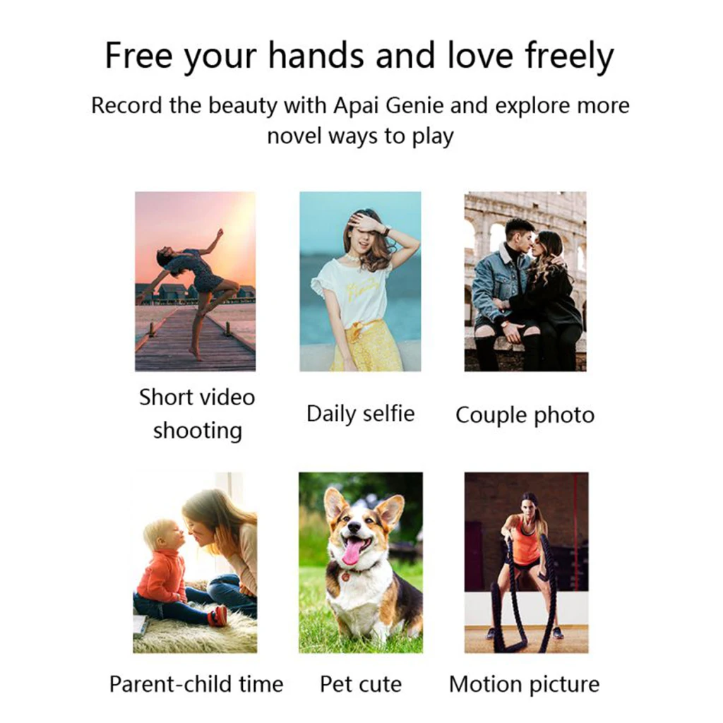 Portable All-in-one Auto Smart Shooting Selfie Stick 360 Rotation Auto Face Tracking Object Tracking vlog Camera Phone Holder