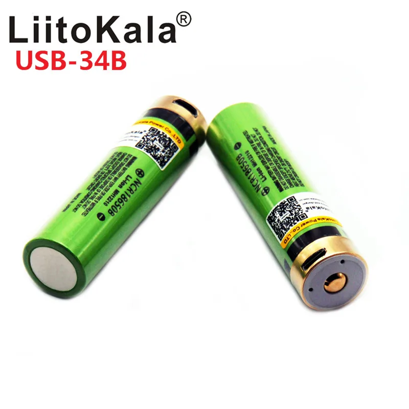 Литий-ионный аккумулятор LiitoKala NCR18650B 2019 в 3 7 мА | Электроника