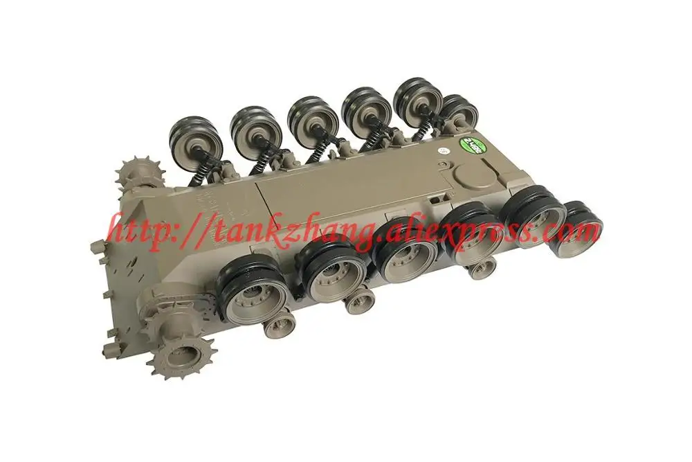 without caterpillar HENG LONG 3839-1 RC tank U. S. M41A3 1/16 запасные части No. Пластиковая chassic с металлическая ручка-версия 6,0 - Цвет: without caterpillar