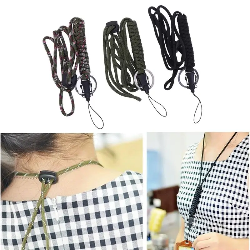 3/6 шт. Lanyards Paracord тканые многофункциональные ремешки на запястье шнуры для колье Струны для выгул собак Охота Висячие вещи
