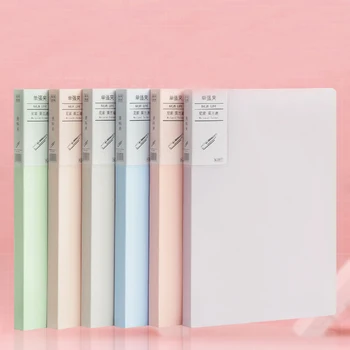 

A4 Simple creativity folders Single double Strong clip file binder Office data box File filing Office stationery School supplies