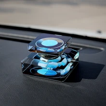 Автомобильный освежитель воздуха, автомобильный флакон для духов, сиденье лучшего класса, Кристальный Автомобильный логотип, креативный объем 15 мл, размер 80*80*6 мм