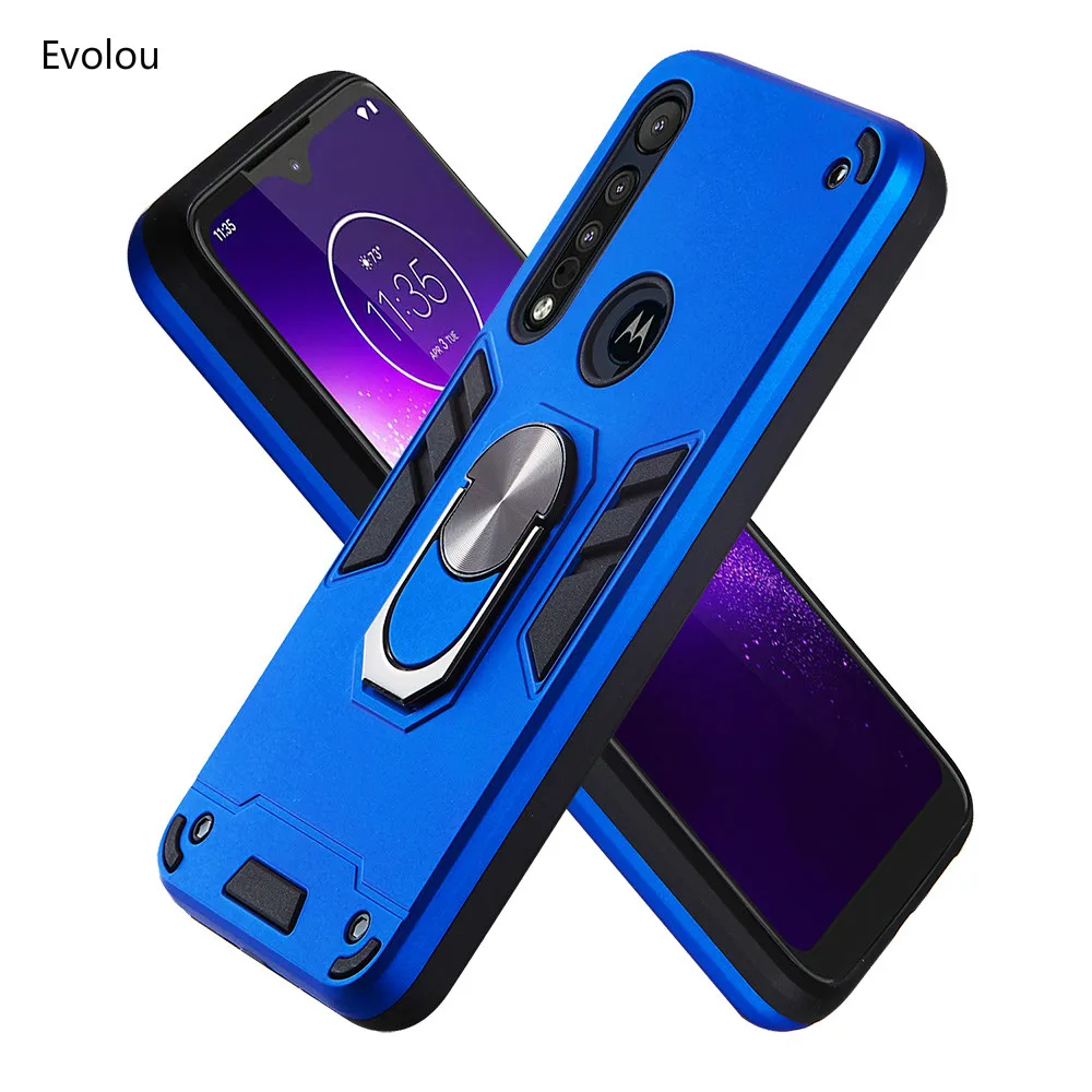 Чехол для Motorola Moto G8 Plus Play One Macro 2 в 1 противоударный защитный чехол G6 PLAY P40 Power E5 с