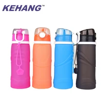 Силиконовая Спортивная бутылка для воды, емкость 20 унций-материал, не содержащий BPA