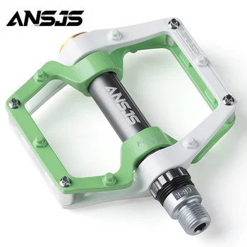 

Ansjs Bike Pedals Ultralight MTB BMX Sealed Bearing Bicycle Pedals 9/16" Aluminum Alloy Road Mountain Bike Cycling Pedals