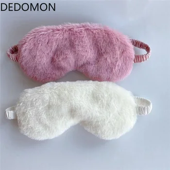 

Sleep Eye Mask Cute Plush Eye Cover Kids Sleeping Mask Cartoon Travel Rest Eye Shade Band Eye Patch Blindfold Sleep Aid Eyepatch