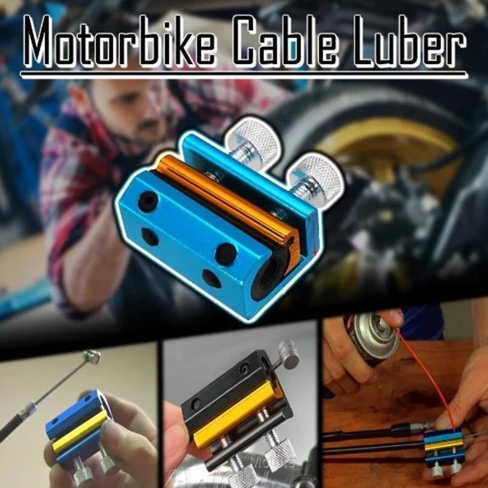 Estadístico Bóveda Orden alfabetico Lubricador de doble Cable para motocicleta, herramienta lubricante para  motocicleta, Scooter, ATV, línea de engrasador - AliExpress