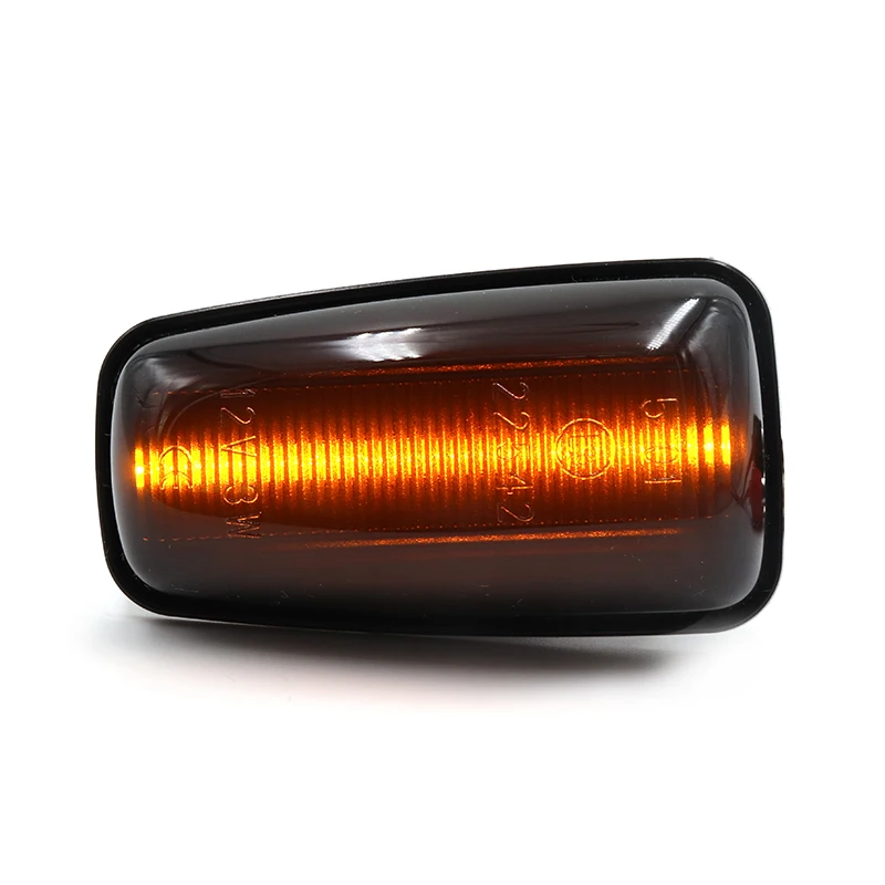Clignotant Latéral Répétiteur LED Transparent - Pour Peugeot 106, 306, Citroën Saxo, Xantia, Fiat - 12V