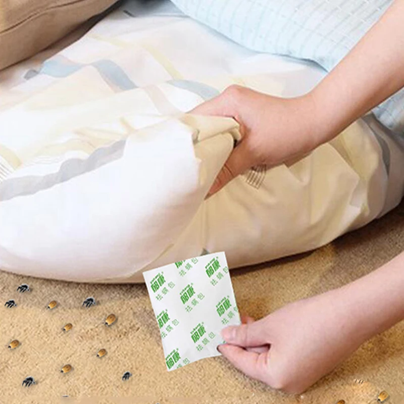 1Boxes Natural Remove mites Sachet Plant raw materialsr Bed sofa carpet pet repellent mites Household Mite killer Pest control
