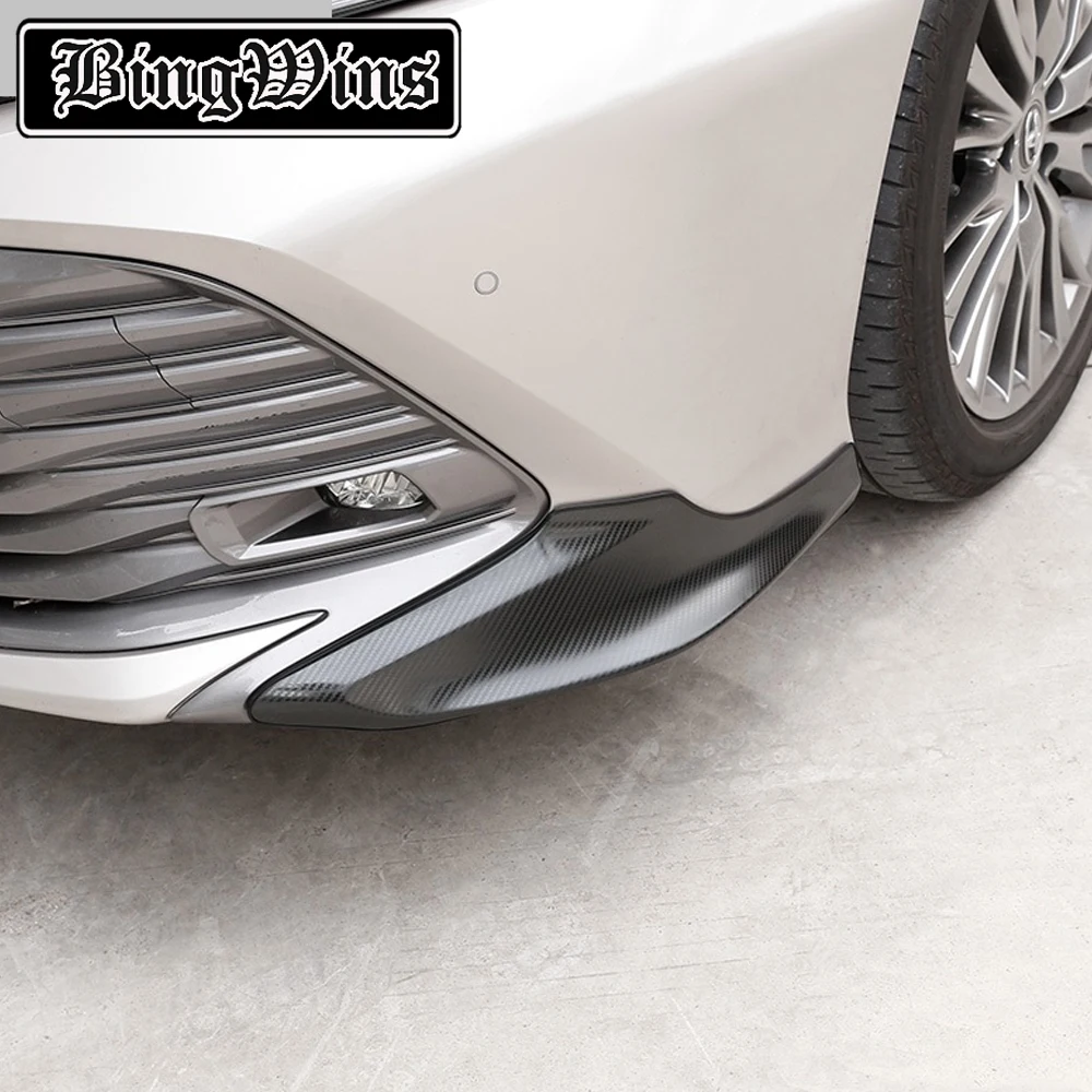 Автомобильный Стайлинг для Toyota Camry Передняя угловая крышка бампер для губ угловая отделка наклейки полоски аксессуары