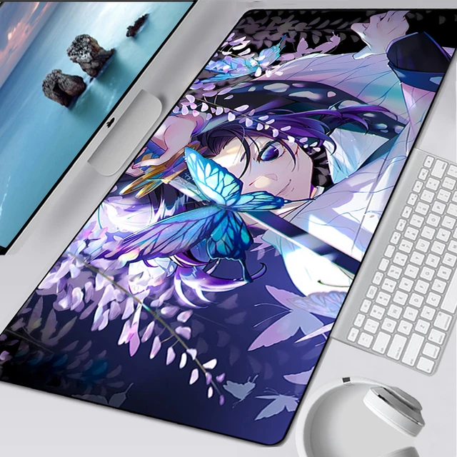 Tapis de souris Demon Slayer Anime, Kimetsu No Yaiba, média, clavier,  polymères de souris, grand Kawaii, sous-bureau, polymères, accessoires de  jeu