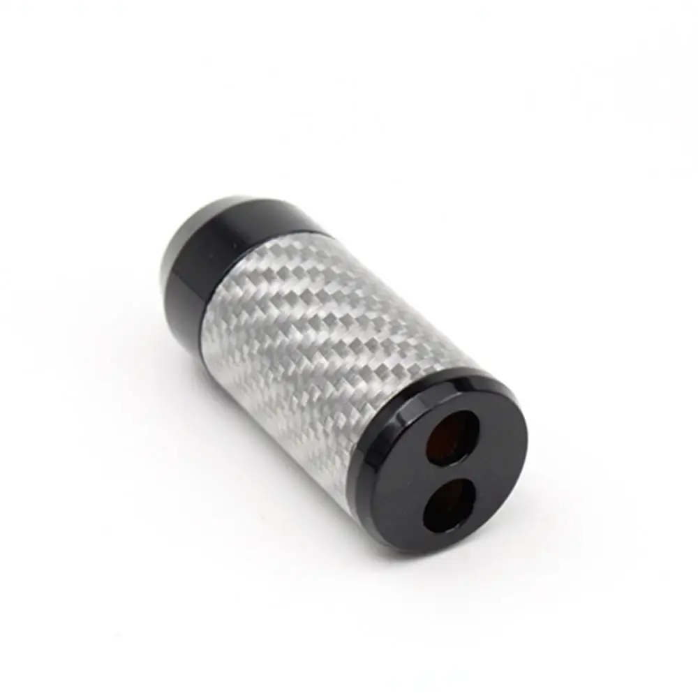 Haladne 1Pcs HiFi Carbon Fiber Pants Boot Y Splitter Speaker Audio Cable Wire pant Adapter DIY Stereo Earphone Connector