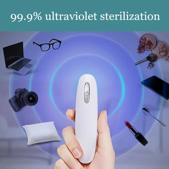 

LED Portable UV Disinfection Lamp UV Sterilizer Handheld USB Rechargeable Disinfection Lamp Sterilization Lamp for Home
