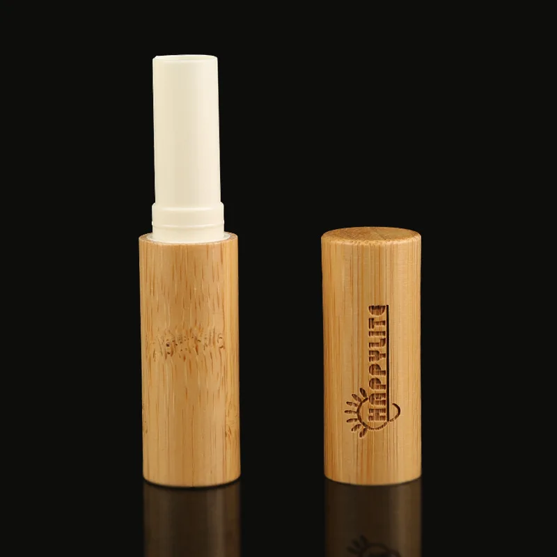 3ml lip balm 3 мл, 5 мл, сделай сам, бамбуковый пустой контейнер для губ, контейнер для губной помады, тюбик для бальзама для губ, тюбики для губ, 5 г, 3 г, Натуральный Бамбуковый деревянный тюбик для губной помады - Цвет: 3ml lip balm