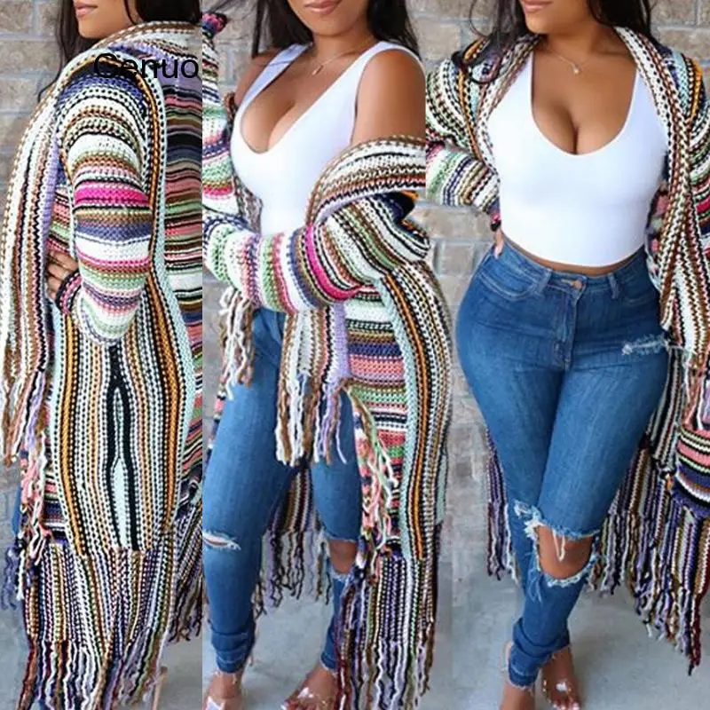 Irregular Hem Sweaters Cardigan Women 