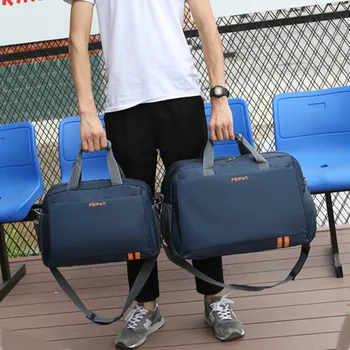 

Men Handheld Traveling Bag Men's Waterproof Large Capacity Luggage Business Trip Travel Shoulder Bag Shoulder Casual Travel Bag