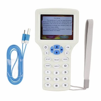 

RFID Reader Writer LCD Door Access Parking Intelligent Inductive ID/IC All Band Safety 125khz Home Decoded Reader Writer Set
