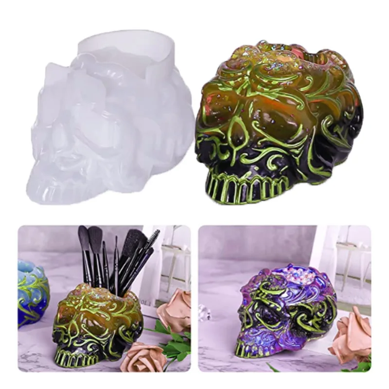 Moldes De Resina Para Joyería ANGGREK Molde De Silicona Para Cabeza De Calavera Otros | Bodega