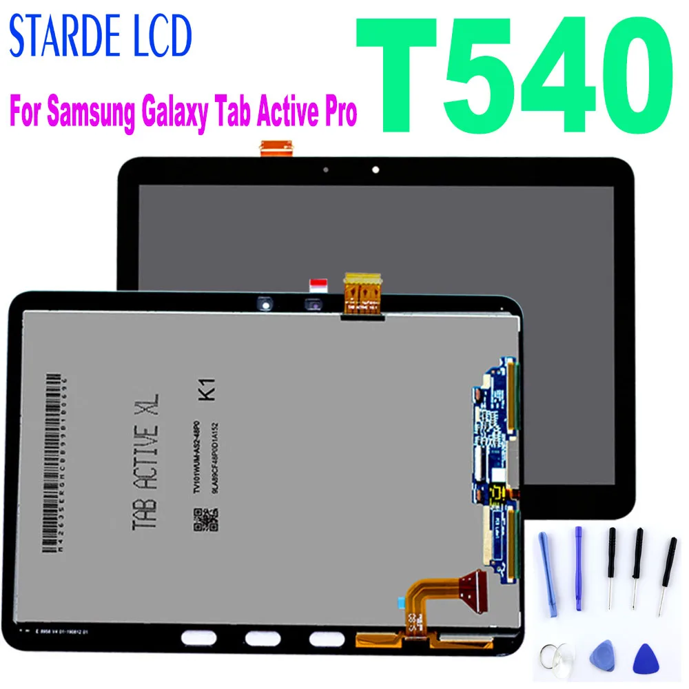 

AAA+ LCD For 10.1" Samsung Galaxy Tab Active Pro T540 SM-T540NZKAXAR LCD Display Touch Screen Digitizer Assembly Replacement