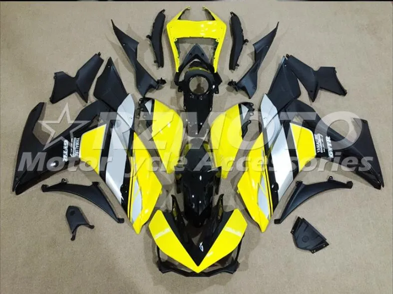 Стиль ABS литьевая форма мотоцикл Обтекатели подходит для YAMAHA R3 R25- 15-19 обтекатель кузова набор желтый черный серебристый
