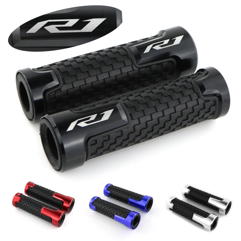 

Motorcycle CNC Aluminum and Rubber Handle Bar Grip Handle Bar For Yamaha YZF R1 2015 2016 2017 2018 2019
