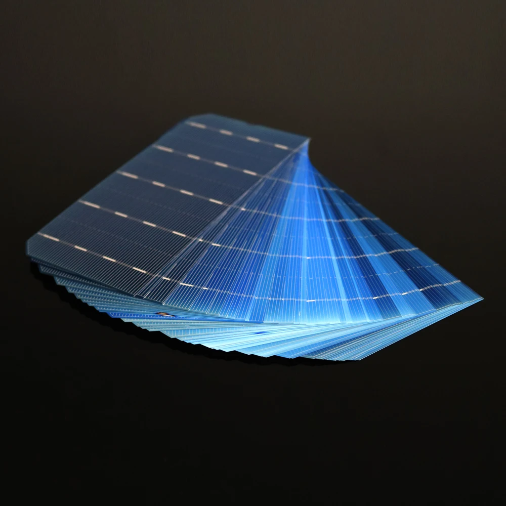 

40/50/100PCS 2.48W Mono Solar Cells 156x78MM Cheap Grade A monocrystalline PV DIY Photovoltaic Sunpower C60 Solar Panel