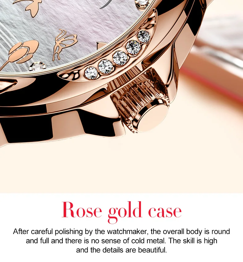 OLEVS 6610 Mechanical Women Watch 9