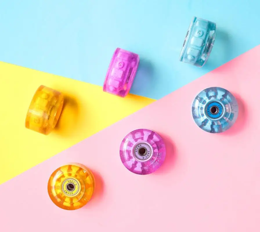 4/8pcs Pu Rubber Skate Wheels 58x32x Mm Roller Skates Wheels Hardness