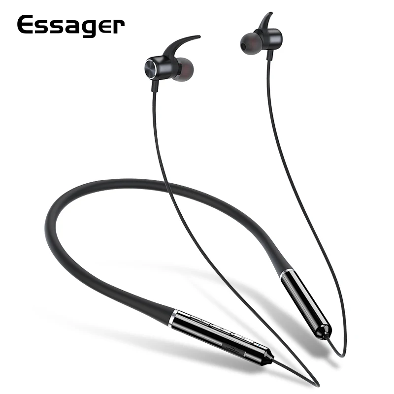 Essager Bluetooth 5 0 Earphone Wireless Headphones In Ear Sport Cordless Headset Handsfree Earbuds With Mic For Smartphone