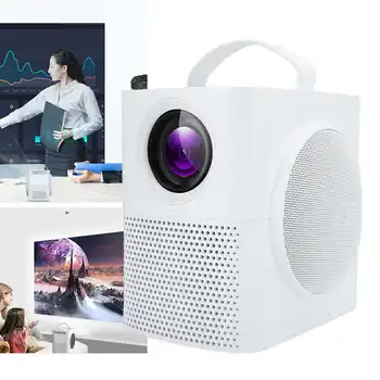 

Office Projector Portable Desktop Mini HD Intelligent Monitor Multimedia Home Theater 100-240V New