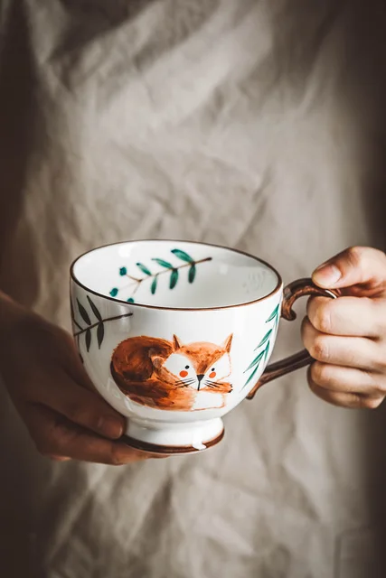 Irish Porcelain Coffee Mug It's A Fox Hunt 4.25 X 3 Shades of