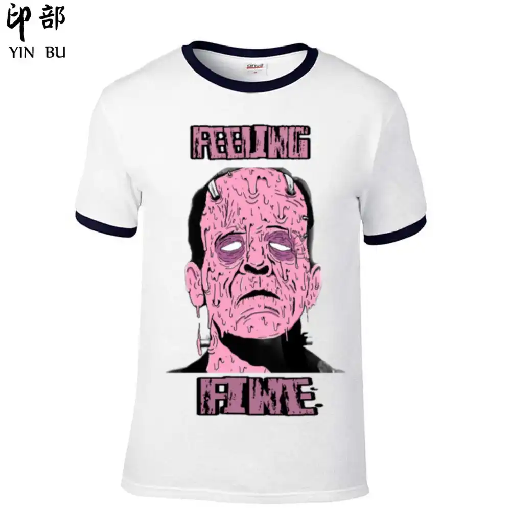 Men Designer Casual tops frankenstein 