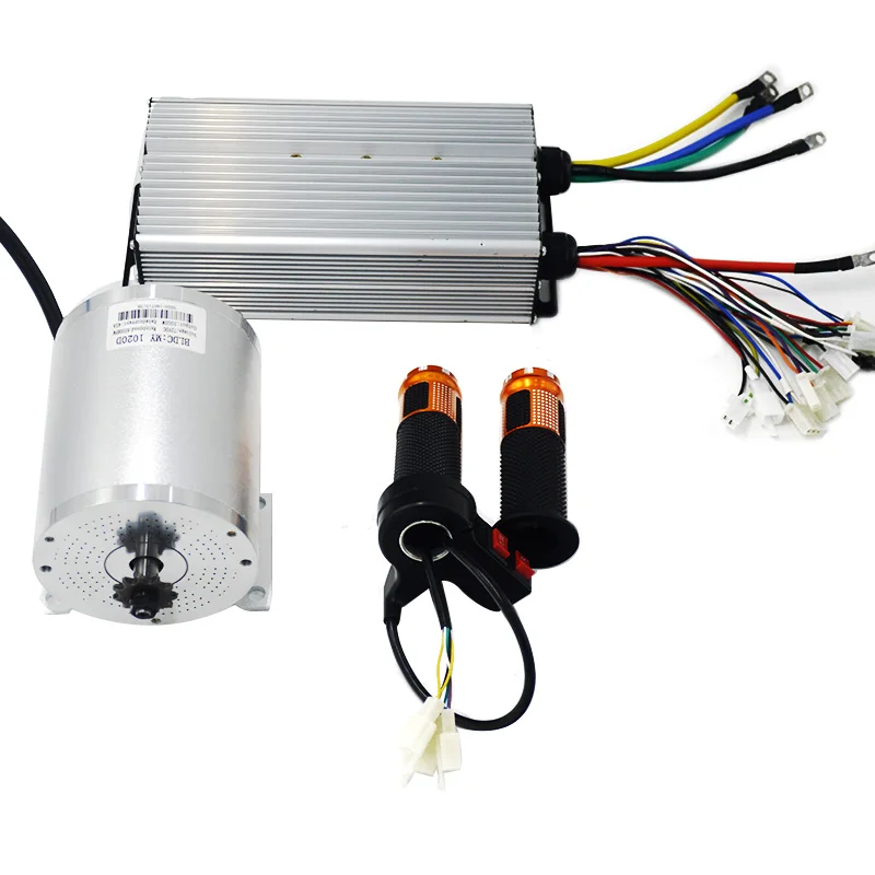 1 комплект Электрический мотор 72V 3000 W, регулятор бесщеточного ...