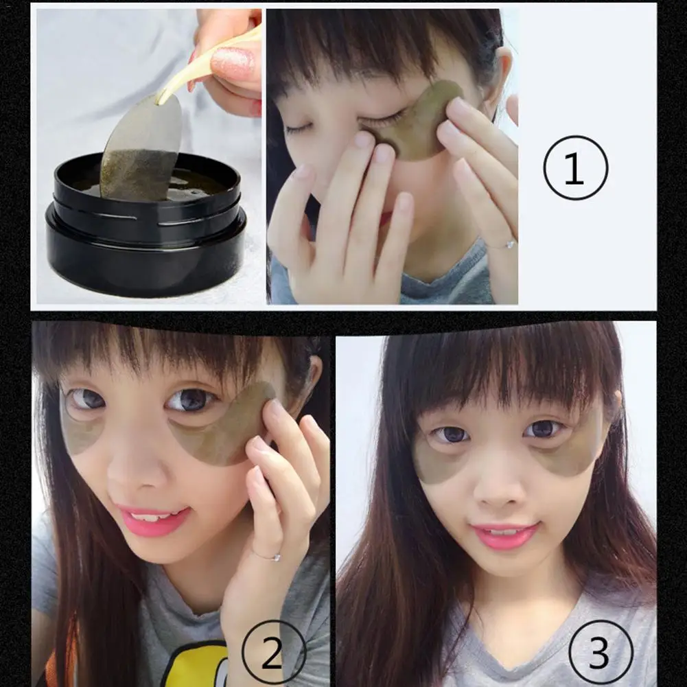 60PCS Black Pearl Watering Lady Eye Mask Moisturizing Hydrating Firming Rejuvenating Eye Mask Repair Brightening Eye Mask 60PCS Black Pearl Watering Lady Eye Mask Moisturizing Hydrating Firming Rejuvenating Eye Mask Repair Brightening Eye Mask