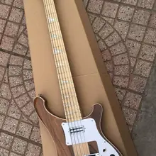 Гитары Новое поступление 4003 бас электрический бас 5 струн бас грецкого ореха корпус с горлышком в натуральном 180321