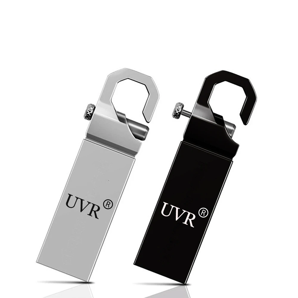 High Speed Metal USB Flash Drive 32GB pendrive 128GB 64GB 16GB 8GB pen drive 2.0 flash Memory stick Key cle usb Free Custom Logo