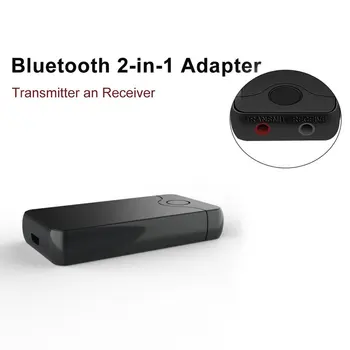 

B18+ 2 In 1 Bluetooth Transmitter Receiver Wireless 3.5mm Audio Music Adpter Car Wireless Adapter For Mobile Phones Laptop