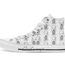 Handala حنظلة дышащая Повседневное с высоким берцем на шнуровке; Холщовая Обувь Кеды Перевозка груза падения