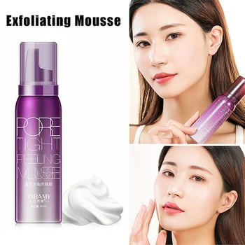 

Hot 80ml Shrink Pores Blackhead Pore Tight Peeling Mousse Removing Dead Skin Exfoliating t6